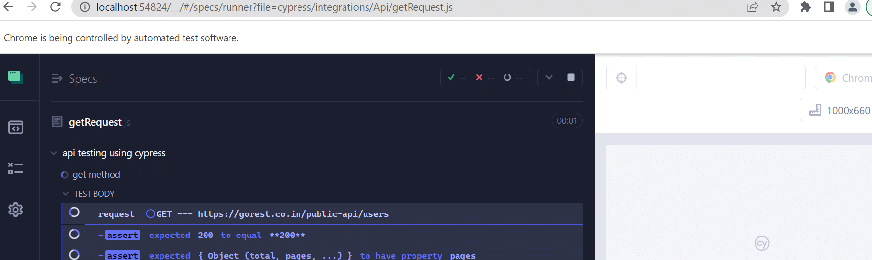 image of cypress integration