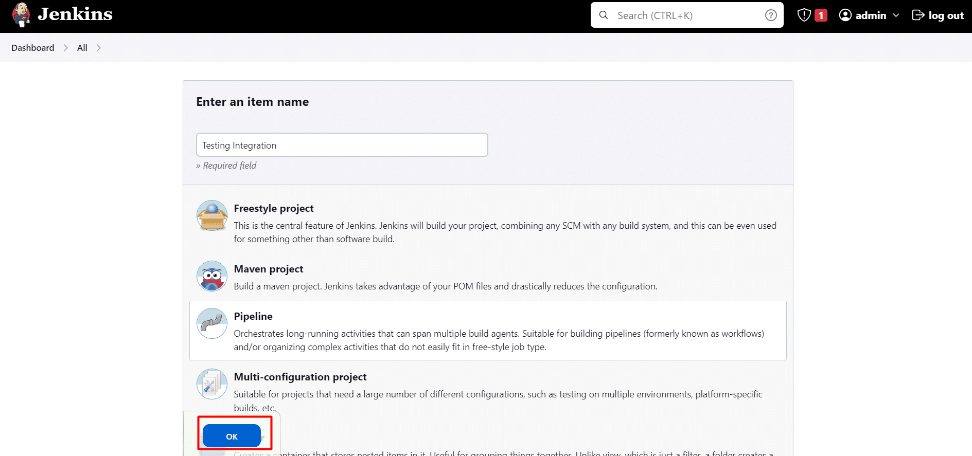Jenkins configuration image