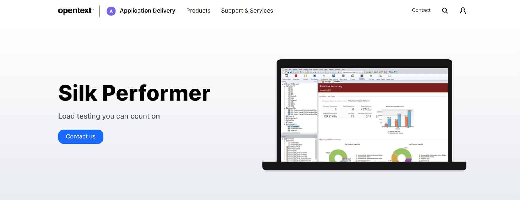 Image of Silk Performer performance testing tool