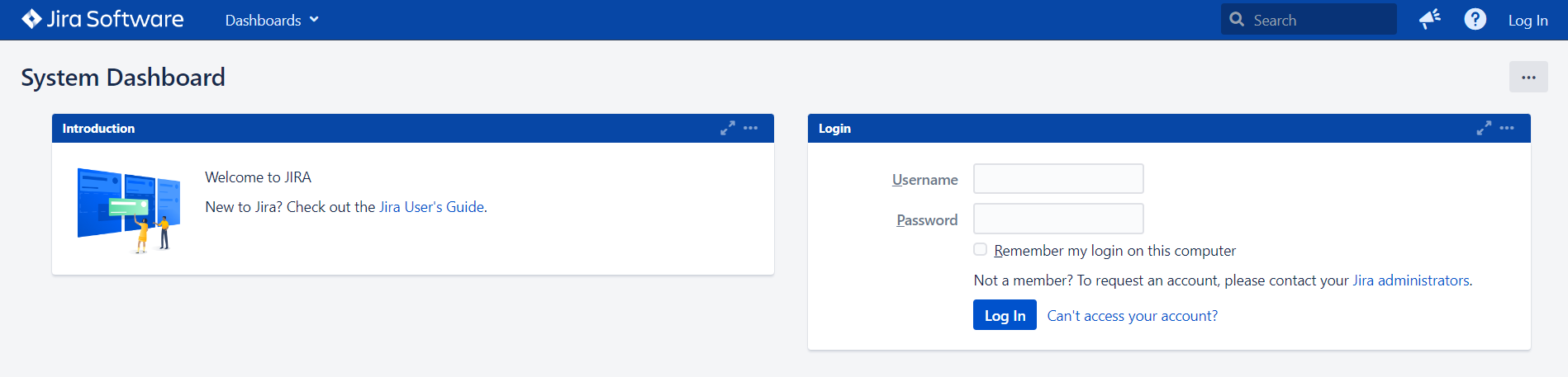 Image of System Dashboard