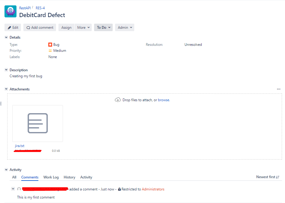 Image of Debit card defect