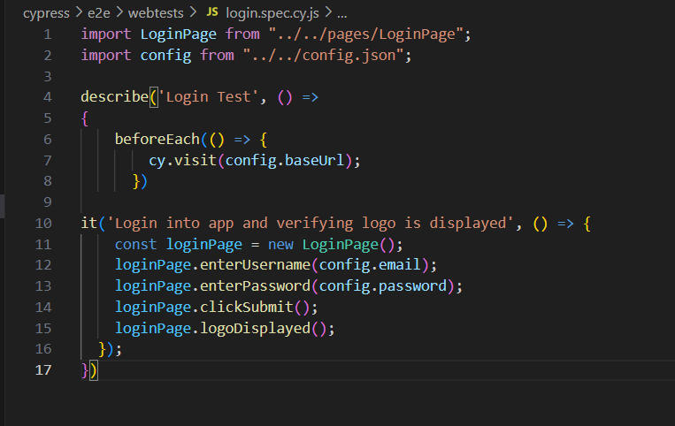 Image of login code