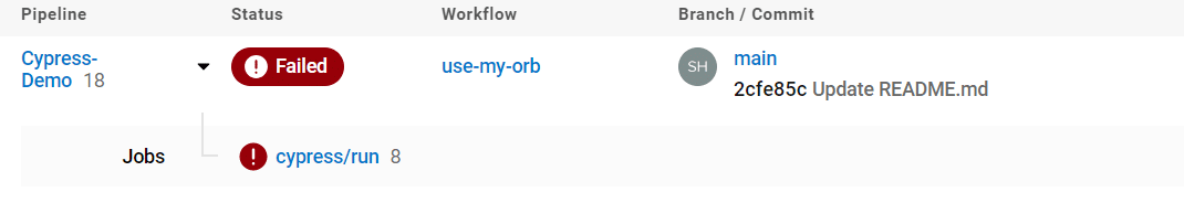 Image of Error in POM Framework