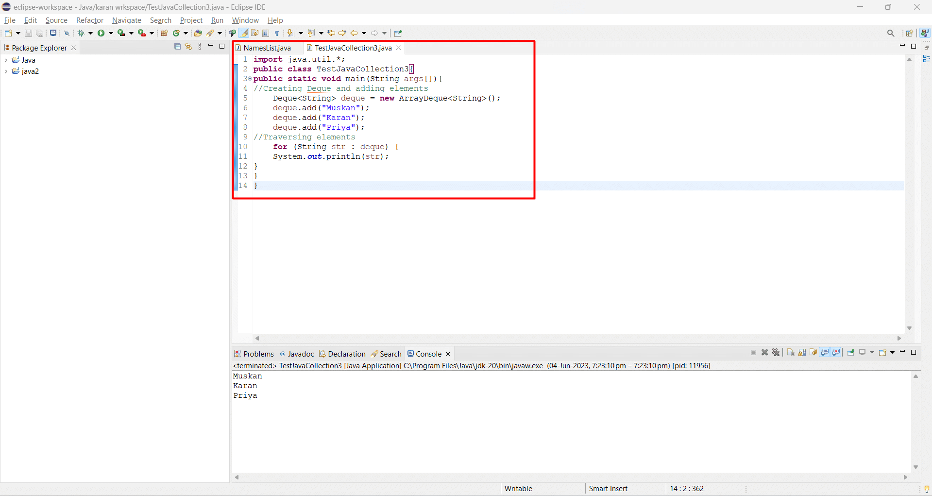 Arraydequeue image