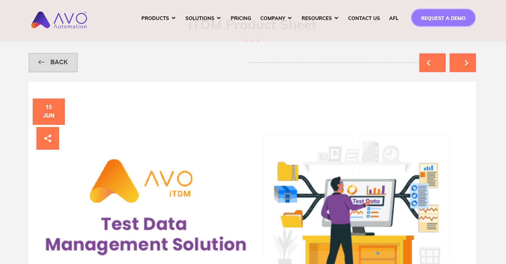 Image of AVO iTDM tool