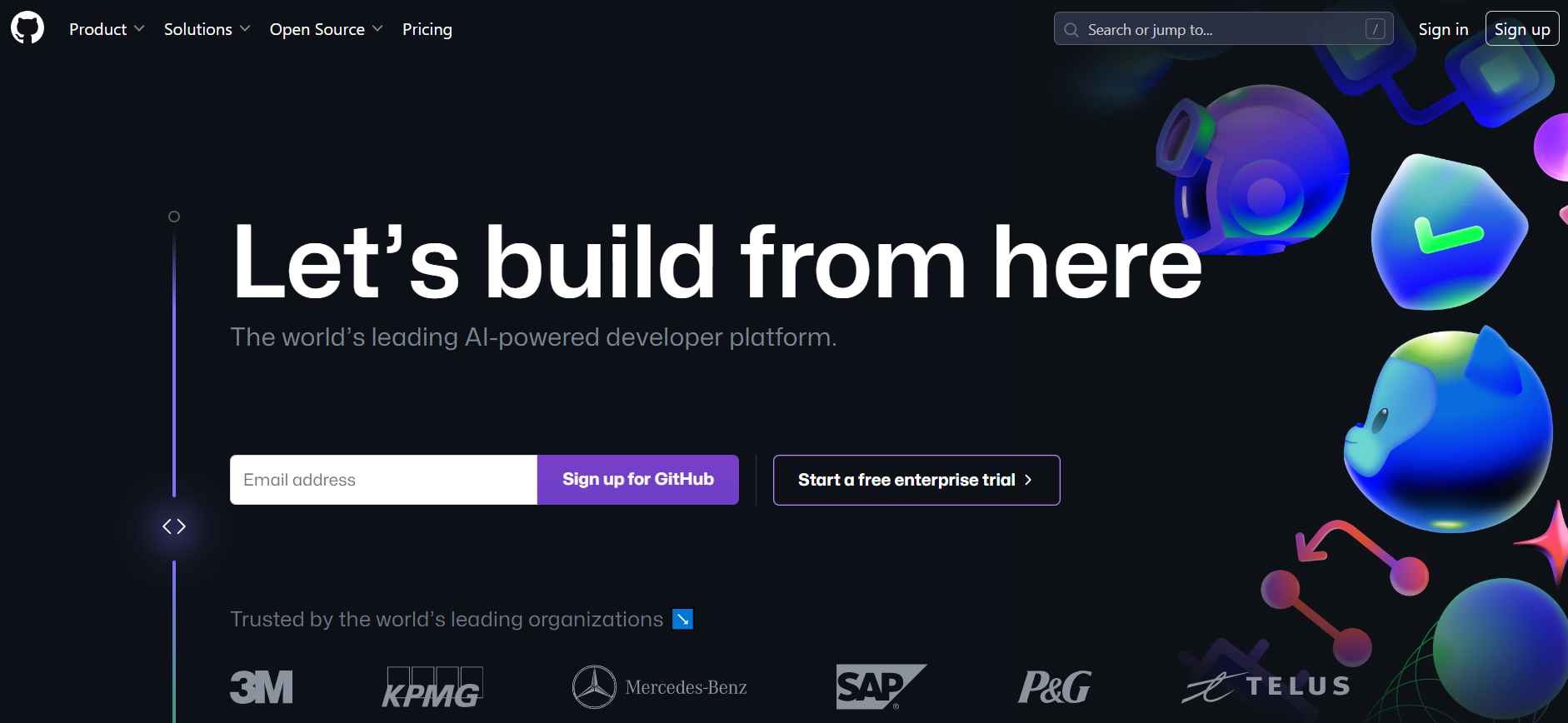 Dashboard image of Github tool