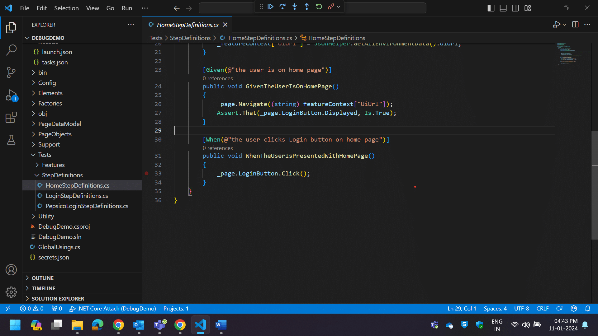 Image of breakpoints