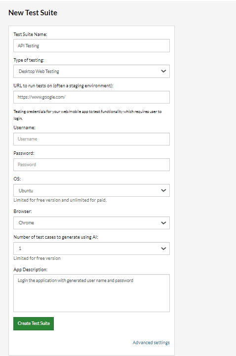 Image of Test Suite