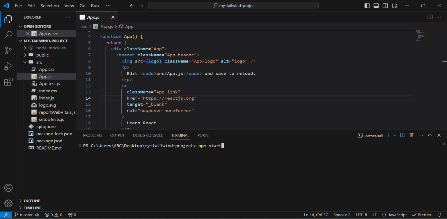 Image of local server