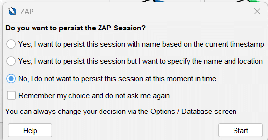 Image of ZAP Session