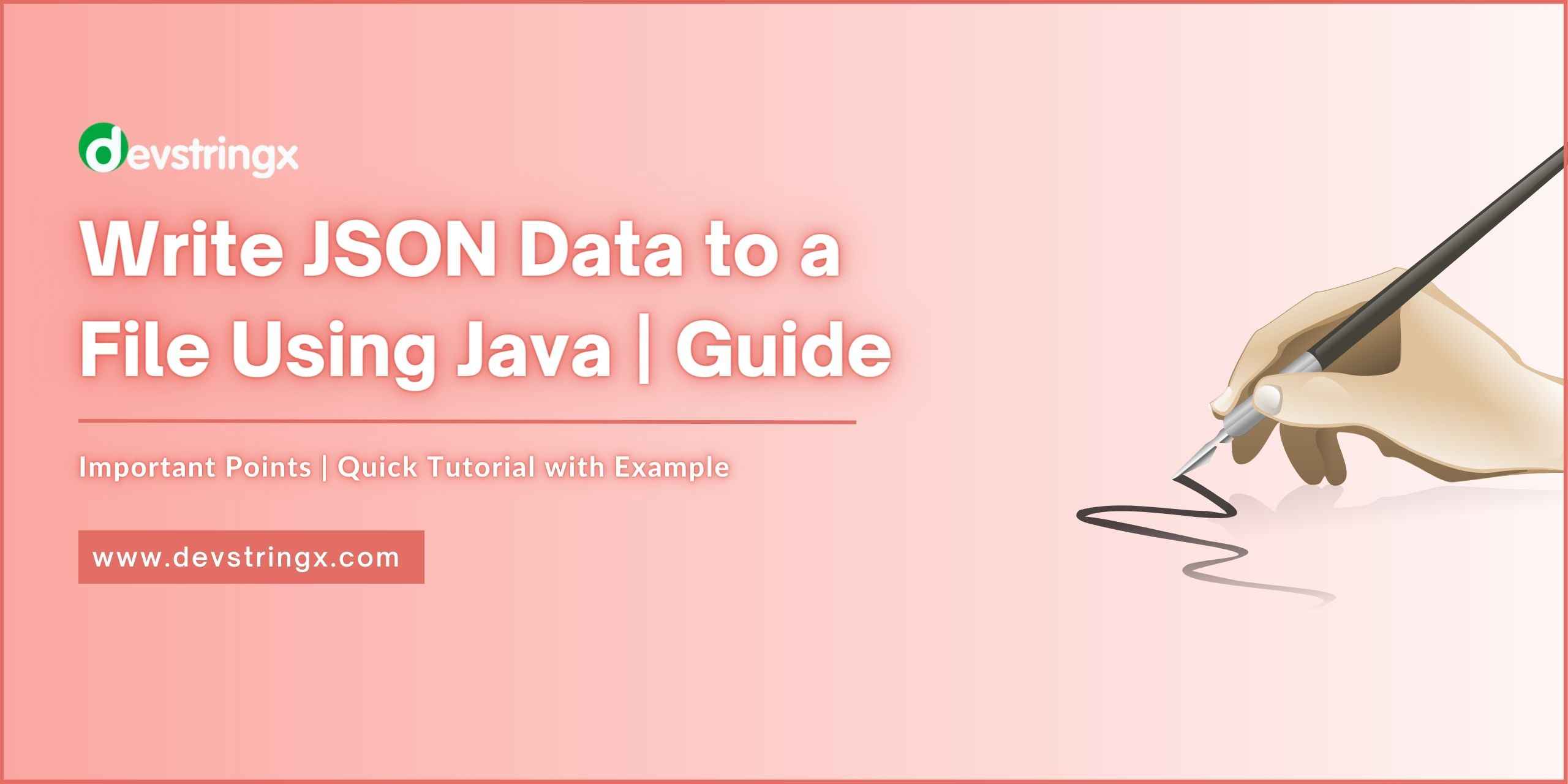 How to Write JSON File Data Using Java? - DS