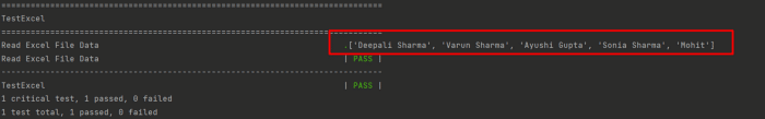 read excel file with python in robot framework with... Read Excel File With Python In Robot Framework With Example