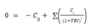 formule TRI