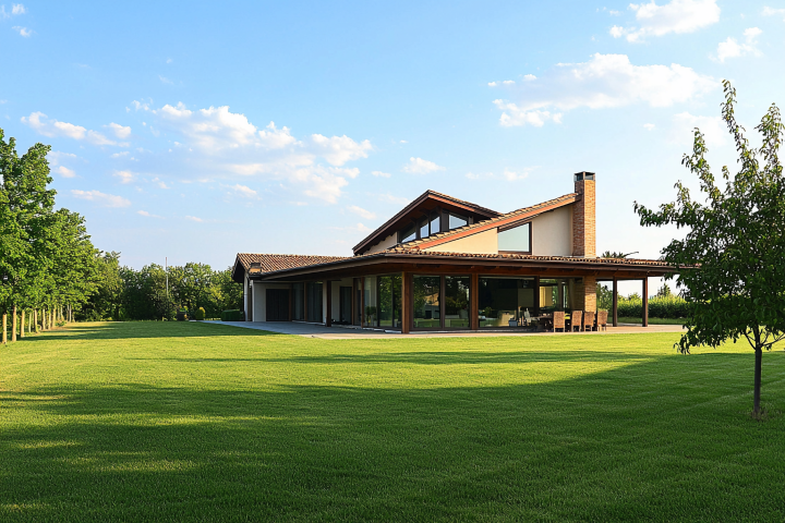 Division parcellaire maison jardin immobilier