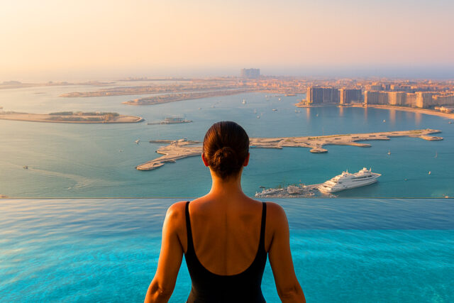 Dubaï, nouveau record de l'extreme l’hôtel le plus haut du monde (et sa piscine de l’extrême) porte un nom français Dubaï, nouveau record: l’hôtel le plus haut du monde (et sa piscine de l’extrême) porte un nom français