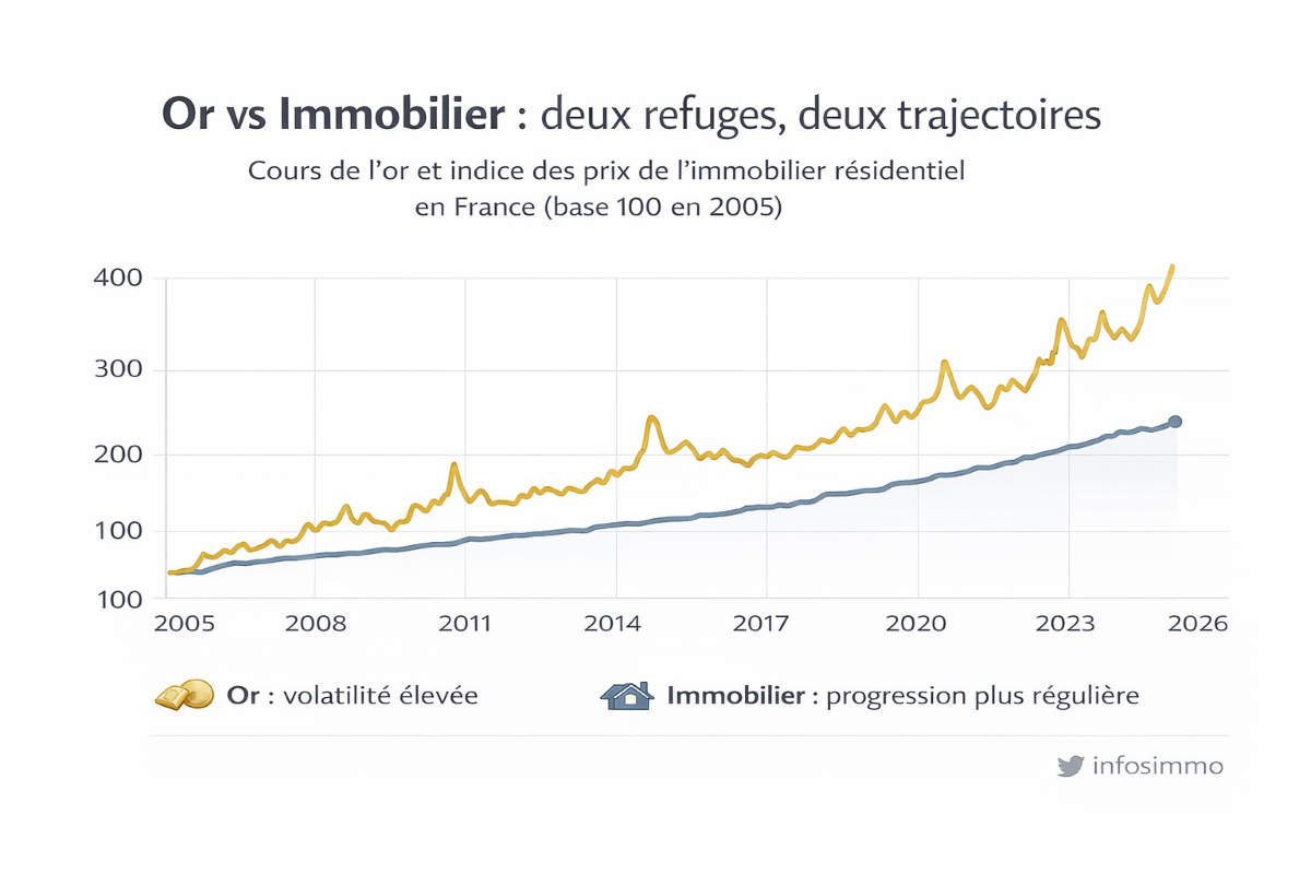 or vs immobilier trajectoire contrastée