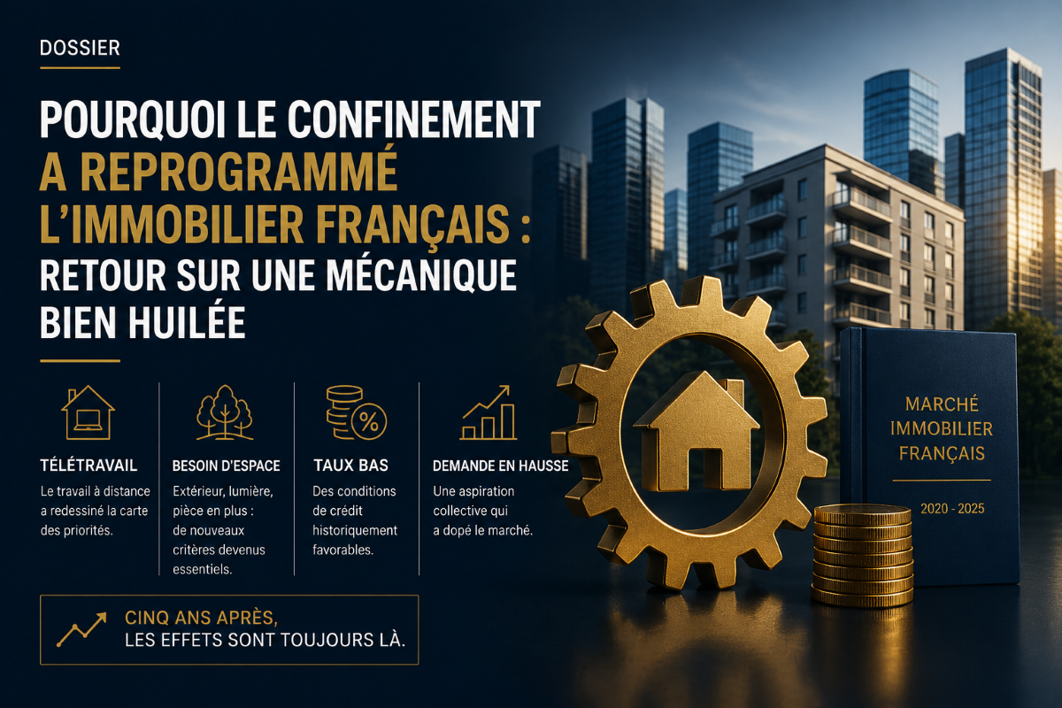 Pourquoi le confinement a reprogrammé l’immobilier français retour sur une mécanique bien huilée
