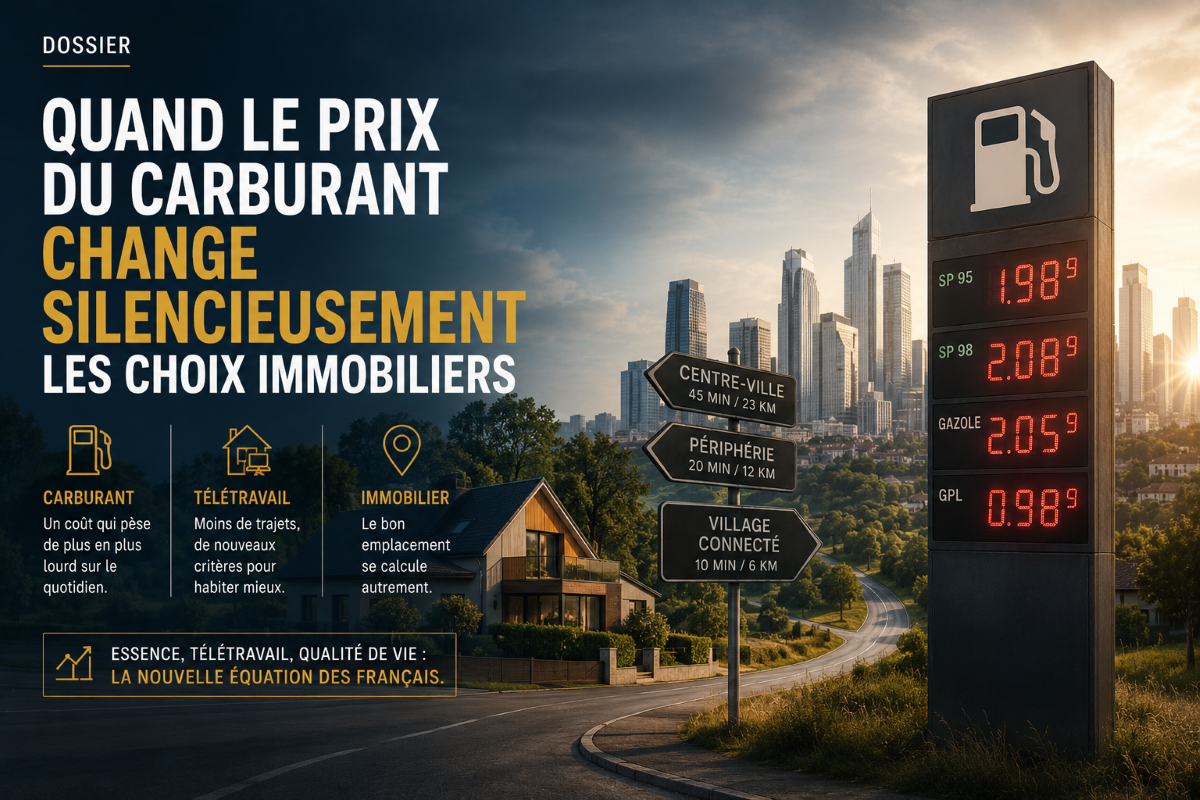 Quand le prix du carburant change silencieusement les choix immobiliers des français