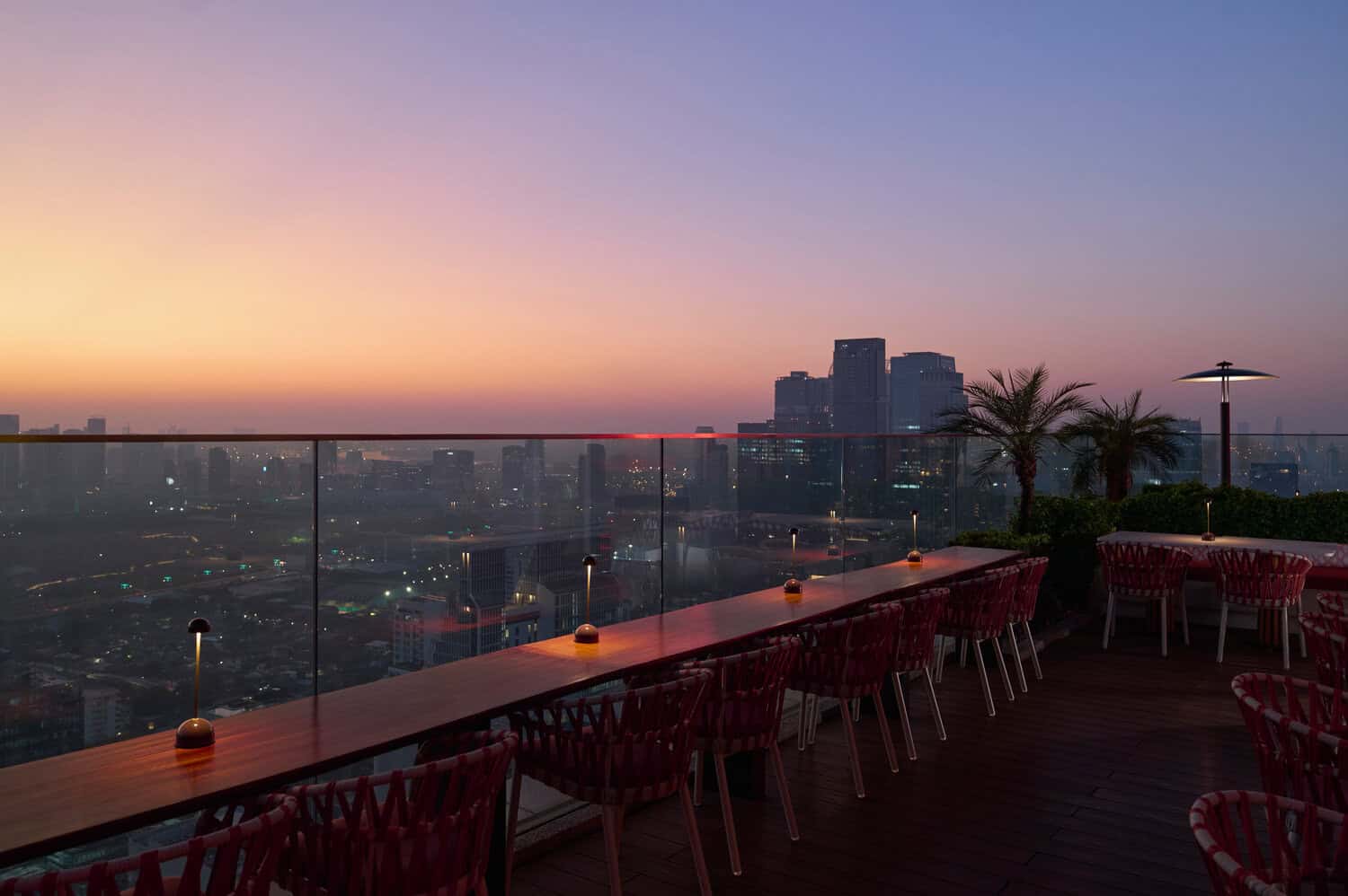 rooftop bars in bangkok with the best sunset view