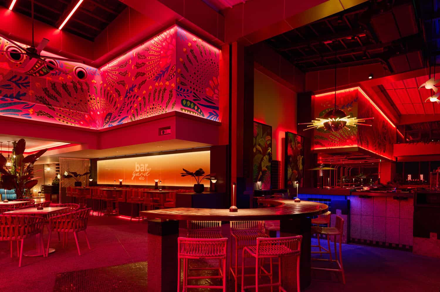 Inside Bar.Yard one of the best Bangkok Instagram spots in the city