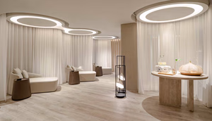 Calming ambiance at amaranth spa, the top luxury spa in Bangkok, Thailand.