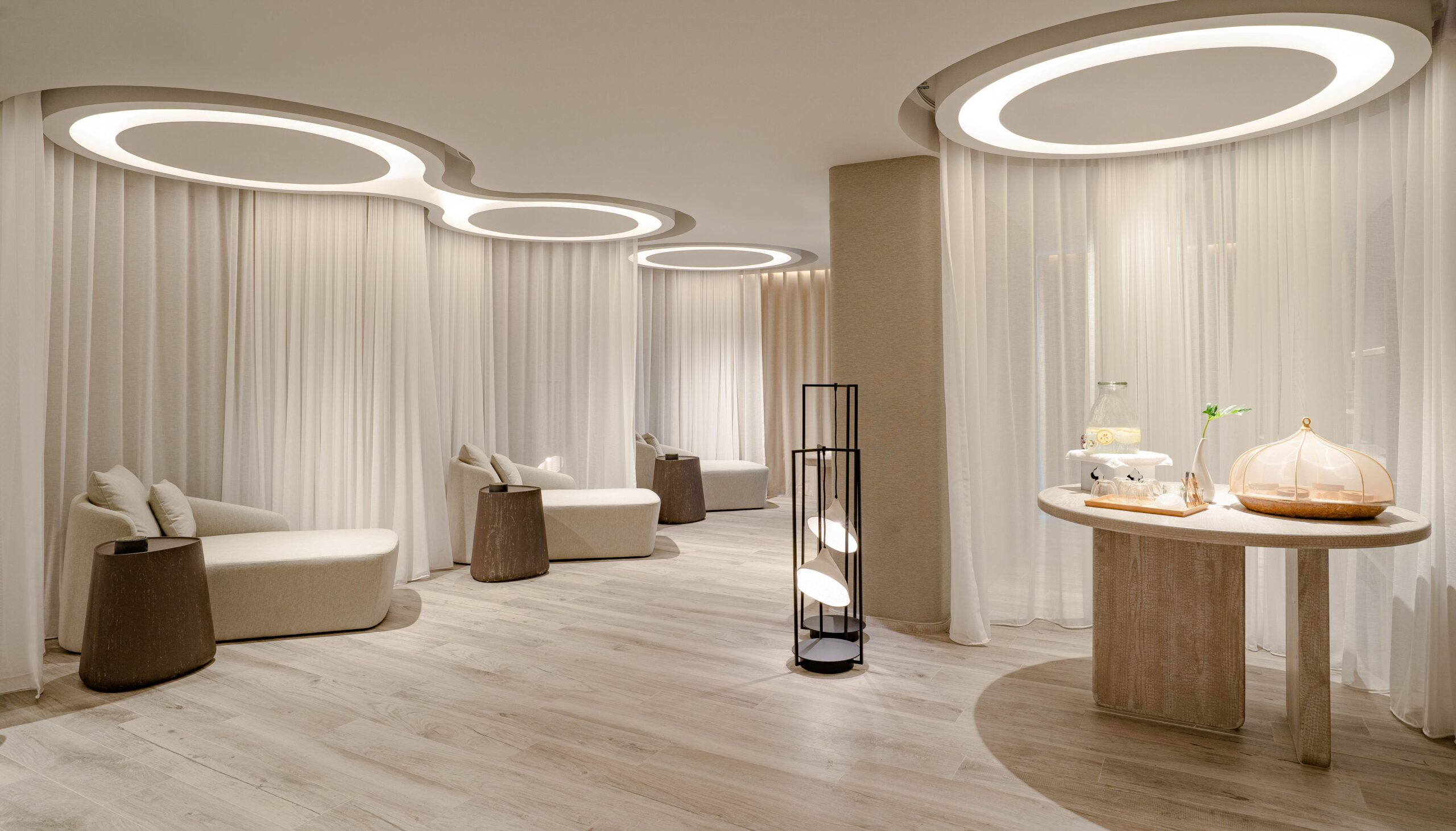 amaranth spa lounge at Kimpton Maa-Lai Bangkok, an award-winning hotel