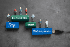 News 22 Graphic depicting various effective customer engagement channels, including digital communication icons and network symbols.