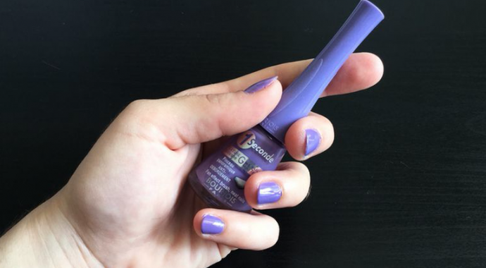 vernis lavande 1 sec bourjois