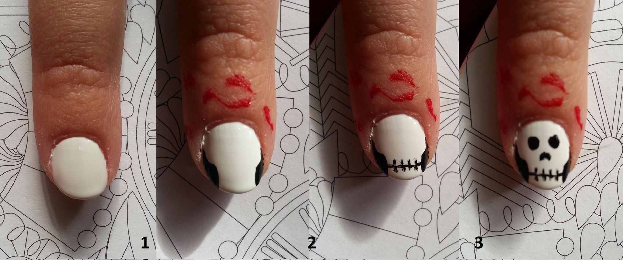 halloween ongles