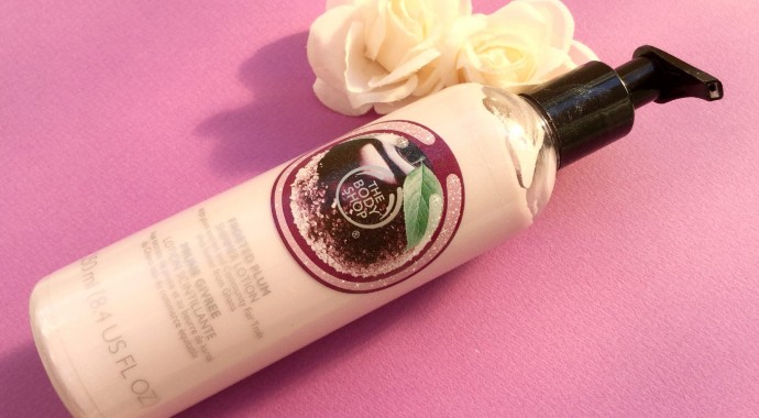 lotion scintillante the body shop