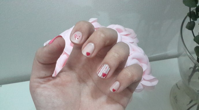 coeur vernis à ongles