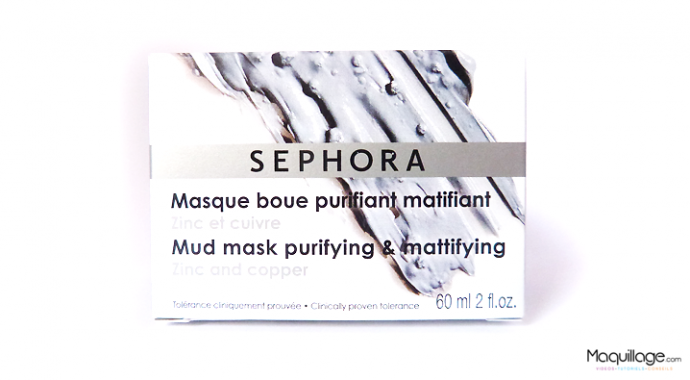 masque boue purifiant Sephora