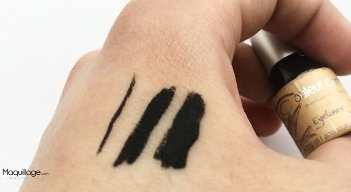 Cosmétique Bio: Test et revue du liner de Couleur caramel