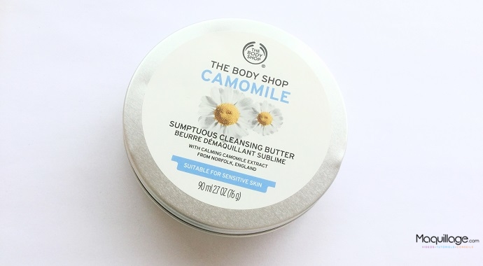 Le beurre démaquillant à la Camomille de The Body Shop : Mon test et avis