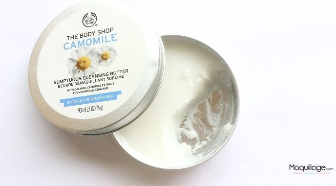 Le beurre démaquillant à la Camomille de The Body Shop : Mon test et avis
