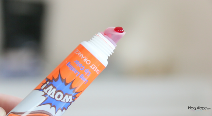 Test du Rouges à lèvres tatouage Peel Off