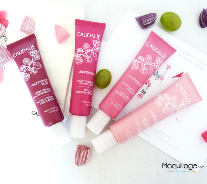 gamme Vinosource Caudalie creme