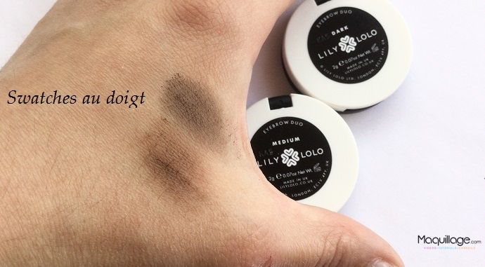 test et avis du Eyebrow duo de Lily Lolo 5
