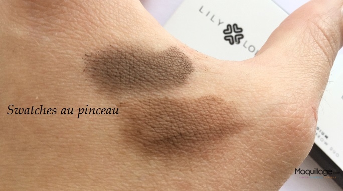 test et avis du Eyebrow duo de Lily Lolo 6