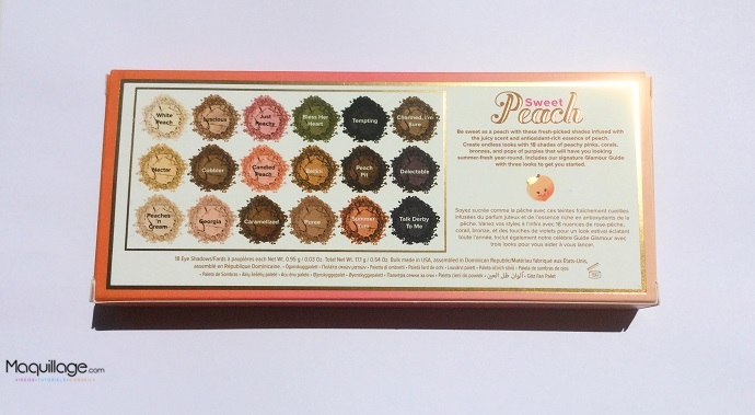 La palette Sweet Peach de Too Faced