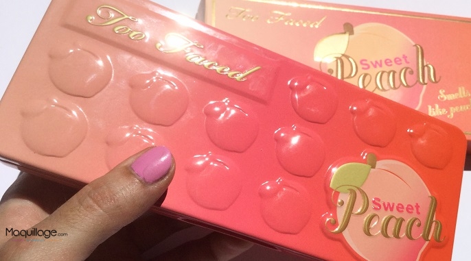 La palette Sweet Peach de Too Faced