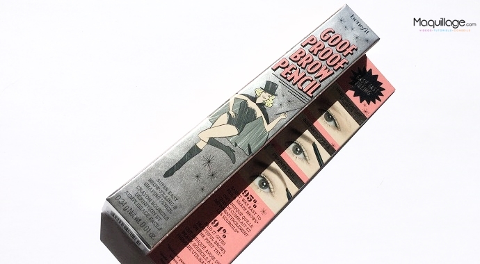 Test du crayon à sourcils Goof Proof de Benefit