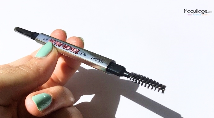 Test du crayon à sourcils Goof Proof de Benefit