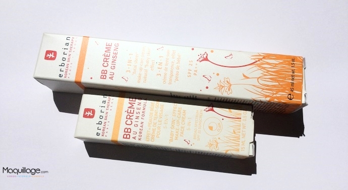 BB crème au ginseng d'Erborian