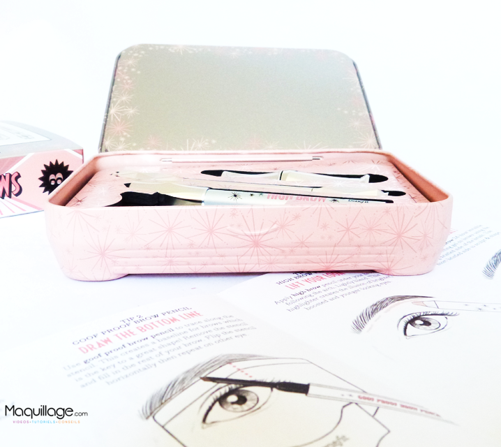 Nouvelle collection sourcils Benefit le kit Soft & Natural brows