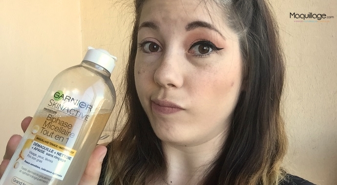 FLOP : Le démaquillant Biphasé Micellaire tout en 1 de Garnier