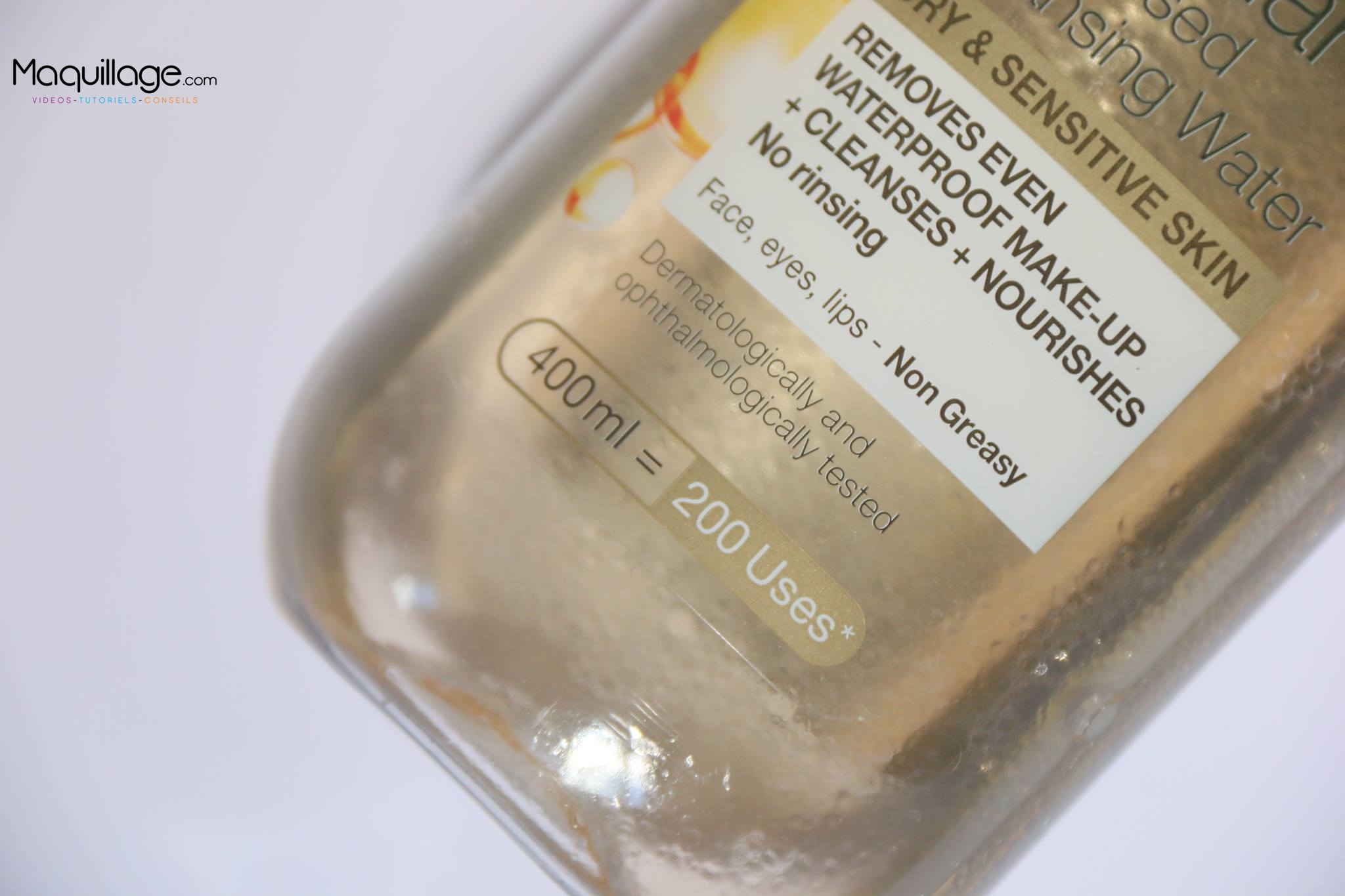 FLOP : Le démaquillant Biphasé Micellaire tout en 1 de Garnier