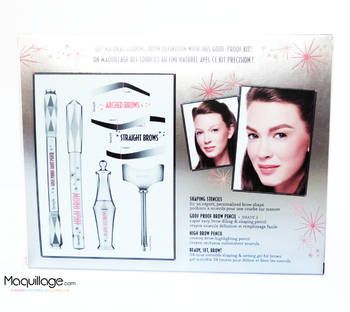 Nouvelle collection sourcils Benefit : le kit Soft & Natural brows
