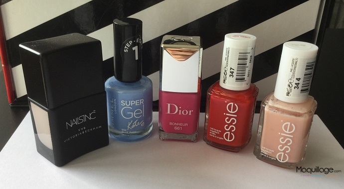 Mes 5 vernis pour la rentrée