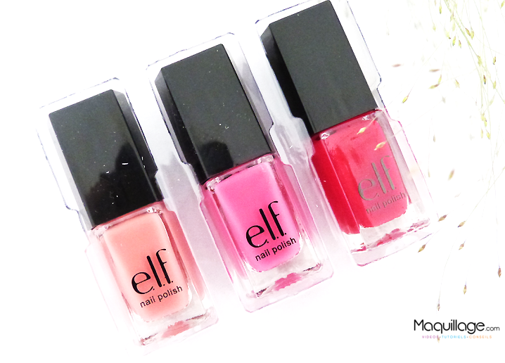 Revue : Les vernis à ongles ELF